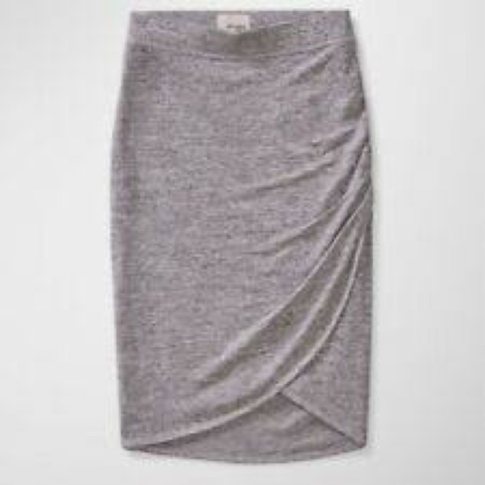 Aritzia Wilfred Free Tyra skirt grey pink size XS